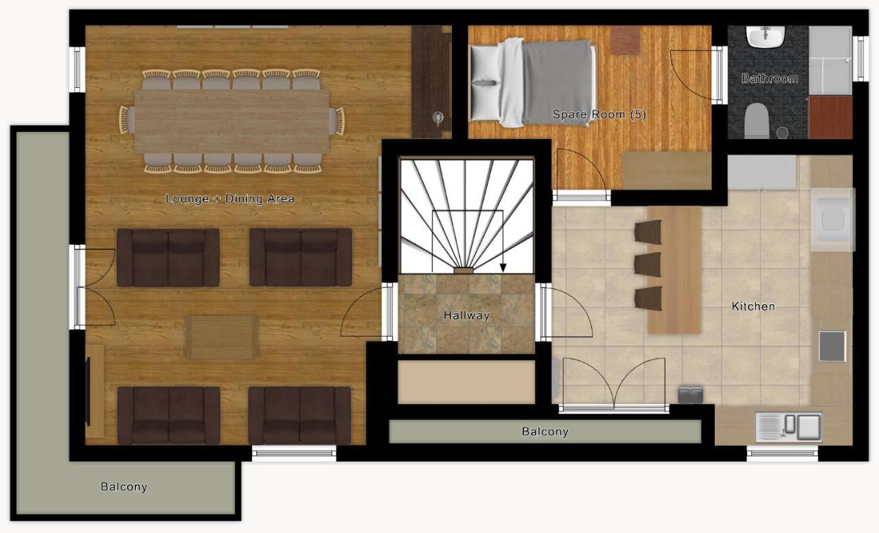 Chalet Aventure B&B لي جيه المظهر الخارجي الصورة